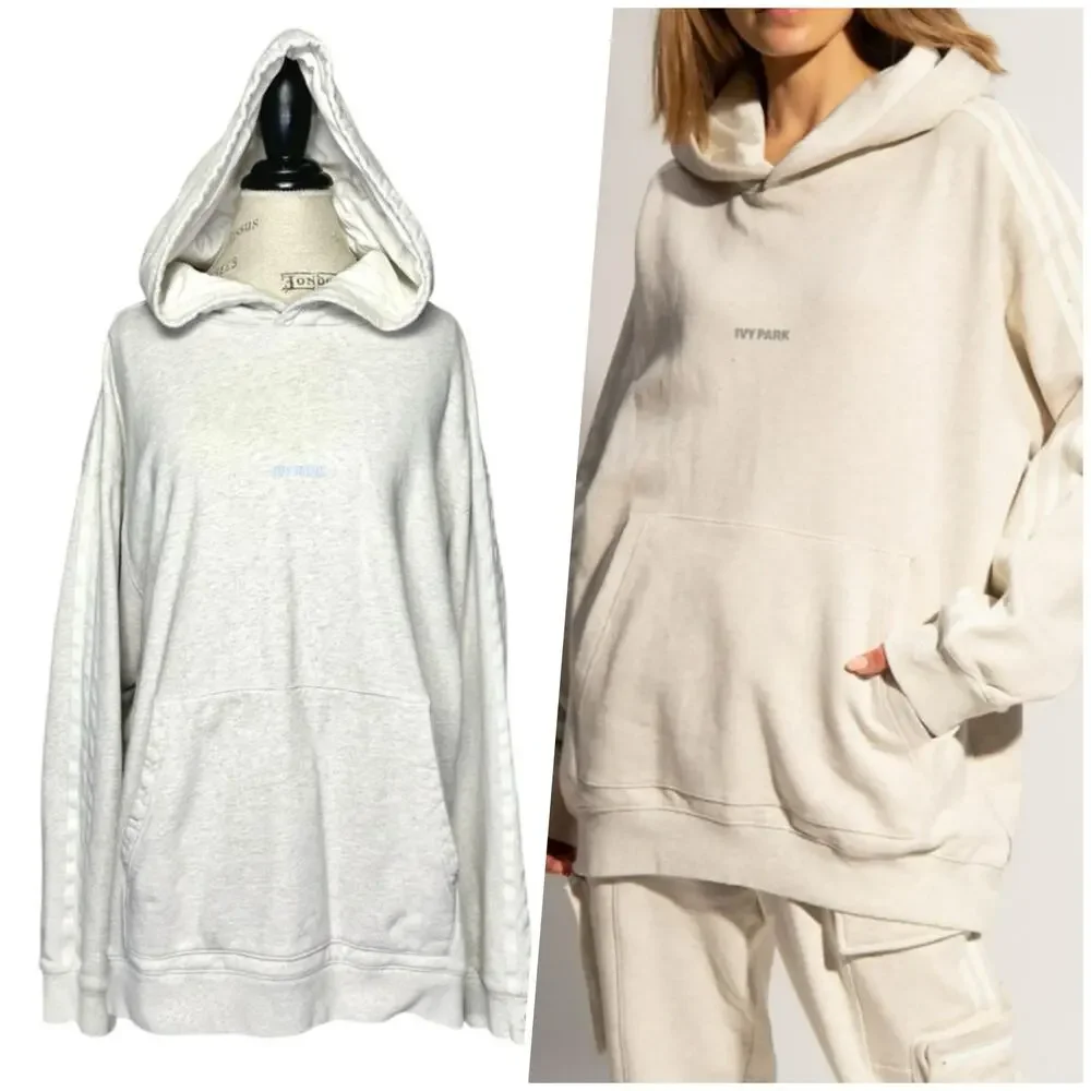 adidas x Ivy Park | Unisex | Heather Oversized Reflective Cargo Hoodie | Large